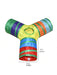 VZZ Practical Cat Tunnel Pet Tube Collapsible Play Toy Indoor Outdoor Kitty Puppy Toys for Puzzle Exercising Hiding Training