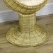 PawHut Raised Cat House, Natural Mat Grass Cat Bed w/ Stand Cushion, 41x 69 cm - Samanta Factory