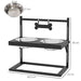 PawHut Raised Dog Bowl w/ Adjustable Height Stand for Small Medium Large Dogs - Samanta Factory