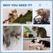 PawHut 2 in1 Cat Scratcher with Catnip, Cardboard Lounge Bed, Blue - Samanta Factory