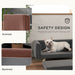 PawHut Elevated Dog Sofa Bed with Cushion for Medium and Small Dogs, Grey - Samanta Factory