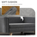 PawHut Elevated Dog Sofa Bed with Cushion for Medium and Small Dogs, Grey - Samanta Factory