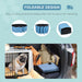 Pet Cat Dog Swimming Pool Indoor Outdoor Bathing Foldable Inflate 100cm Pawhut - Samanta Factory