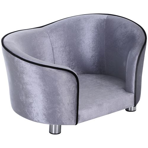 Modern Dog Sofa Couch Puppy Bed Kitten Lounge w/Storage Pocket Removable Cushion - Samanta Factory
