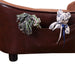 PawHut Dog Sofa Chair with Legs Cushion for XS Dog Cat 68.5x40.5x40.5 cm, Brown - Samanta Factory