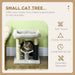 PawHut Small Cat Tree Tower with Scratching Posts, Bed, Perch, Self Groomer, Toy - Samanta Factory