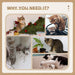 PawHut Cat Tree with Scratching Posts, Cat House, Bed, Washable Cushions - Samanta Factory