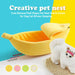 Banana Cat Bed House Funny Cute Cozy Cat Mat Beds Warm Durable Portable Pet Basket Kennel Dog Cushion Cat Supplies Multicolor