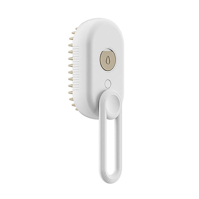 🚿 3-IN-1 PET STEAM BRUSH | USB Rechargeable Grooming Comb 🐾 (Hair Removal + Massage! £16+) - Samanta Factory