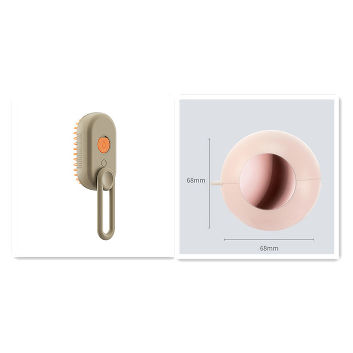 🚿 3-IN-1 PET STEAM BRUSH | USB Rechargeable Grooming Comb 🐾 (Hair Removal + Massage! £16+) - Samanta Factory