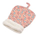 Plush winter sleeping bag for cats and small dogs with enclosed burrow-style design