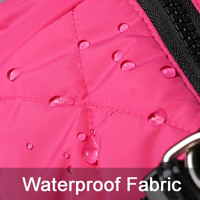 Waterproof Dog Jacket with Harness – Winter Warm Pet Coat for Small & Large Dogs, Labrador, Chihuahua, French Bulldog - Samanta Factory