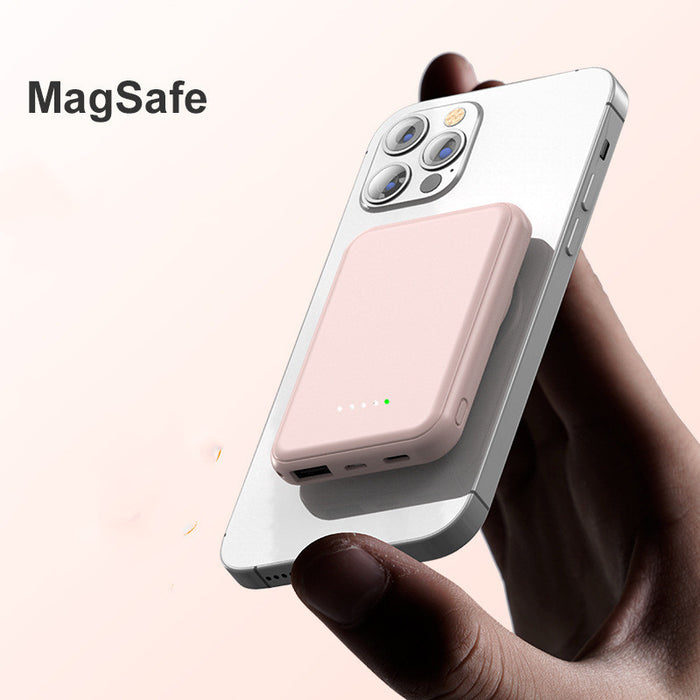 Mini Fast Charging Magnetic Wireless Power Bank 5000 MAh Portable🔋🧲 - Samanta Factory