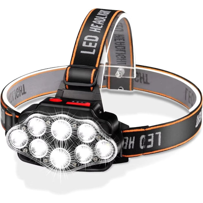 4 Lighting Modes LED Rechargeable Headlamp for camping, hiking, and outdoor adventurest