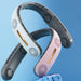 Wearable Bladeless Neck Fan – Quiet and Safe Cooling for Indoor and Outdoor Use