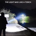 Mini Convenient High Power LED Flashlight Camping Flashlight, 3Ledand Side Lights Telescopiczoom Waterproof Light, Lampshade