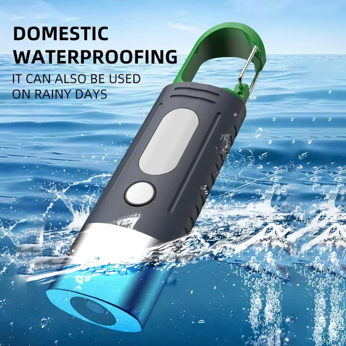 Mini Convenient High Power LED Flashlight Camping Flashlight, 3Ledand Side Lights Telescopiczoom Waterproof Light, Lampshade