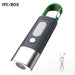 Mini LED flashlight with telescopic zoom and side light for outdoor and emergency use