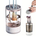 USB portable electric makeup brush cleaner and dryer for deep brush cleaning