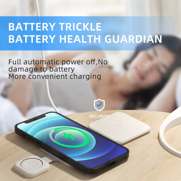⚡ 3-in-1 MAGNETIC WIRELESS CHARGER | Foldable 15W Fast Charging Station 🔋 (Travel Essential! £29) - Samanta Factory