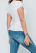 White Ye Saint Love Tee Top - Samanta Factory
