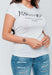 White Ye Saint Love Tee Top - Samanta Factory