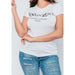 White Stretch Viscose T-Shirt for Women – Soft, Lightweight and Modern Fit
