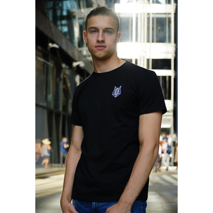 Alpha Wolfe Signature Black T-shirt - Samanta Factory