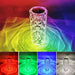 Rechargeable 16 Colors RGB Rose LED Night Light Color Changing Crystal Touch Table Lamp for Bedroom Nightstand Christmas Decor