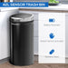 42L Sensor Trash Can W/ Bucket-Black - Samanta Factory