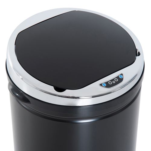 42L Sensor Trash Can W/ Bucket-Black - Samanta Factory