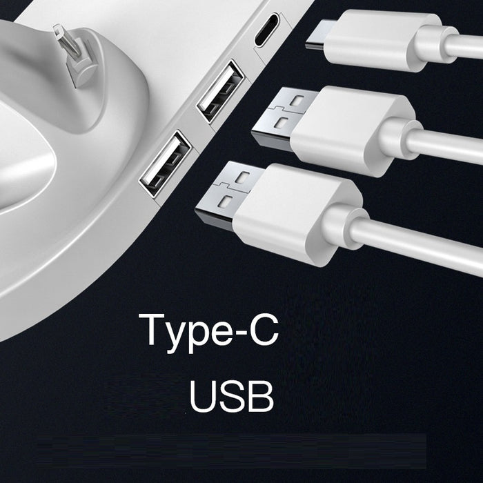 6-in-1 Wireless Charging Station 🪐 Fast Qi-Certified Dock for iPhone & Apple Watch - Samanta Factory