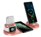 6-in-1 Wireless Charging Station 🪐 Fast Qi-Certified Dock for iPhone & Apple Watch - Samanta Factory