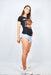 Black East Side Brooklyn Tee Top - Samanta Factory