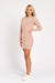 Pink Soft Touch Fluffy Lounge Set - Two Piece Loungewear Set - Samanta Factory