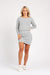 Plush Skirt and Top Loungewear Set in Soft Stretchy Fabric for Women