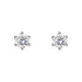  Moissanite diamond stud earrings in 925 sterling silver with jewellery gift box

