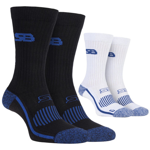 Image Alt Text: Storm Bloc Cotton Crew Sports Socks with BlueGuard Yarn for maximum durability and comfort
