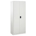 Durable 5-tier office storage cabinet with lockable doors and adjustable shelves