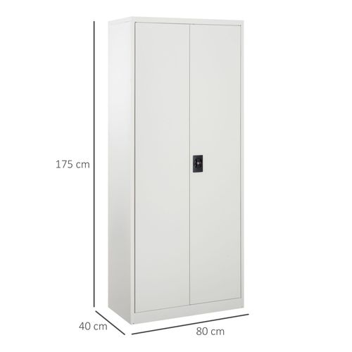 Filing Cabinet – Lockable Metal Storage with Adjustable Shelves - Samanta Factory