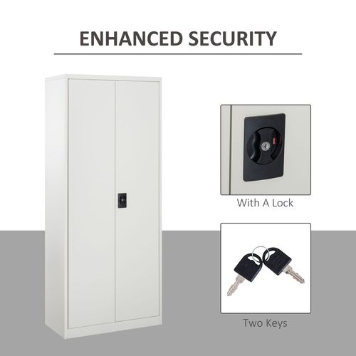 Filing Cabinet – Lockable Metal Storage with Adjustable Shelves - Samanta Factory