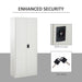 Filing Cabinet – Lockable Metal Storage with Adjustable Shelves - Samanta Factory