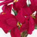 Artificial Christmas Xmas Red Poinsettia 40cm Copper Hammered Metal Planter - Samanta Factory