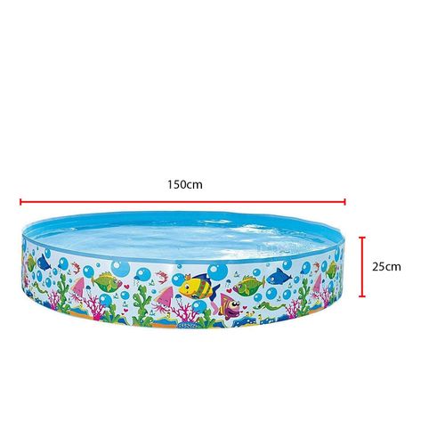 Jilong Rigid Wall Paddling Pool – Sea World Design for Kids' Outdoor Summer Fun - Samanta Factory