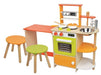 Wooden Play Kitchen for Kids – Country-Style Pretend Cooking Set with Accessories - Samanta Factory