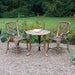 Rose Bistro Set with two comfy armchairs and a stylish table for outdoor relaxation