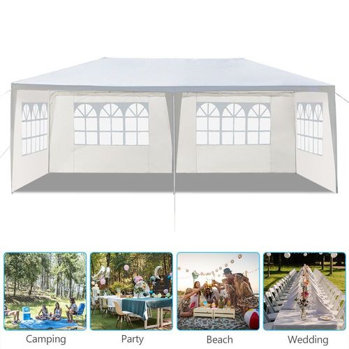 10x20 Outdoor Party Tent – Waterproof PE Cloth with Removable Sidewalls