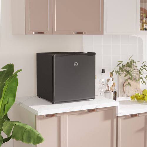 Compact HOMCOM 46L Countertop Mini Fridge with Chiller - Perfect for Any Space! - Samanta Factory
