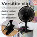 Mini Desk Fan – Clip-On & Adjustable 360° Design - Samanta Factory