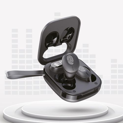 Wireless earbuds with touch controls, ergonomic fit, and charging case for immersive sound on the go.

